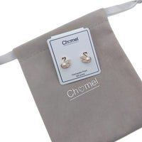 Freshwater Pearl & Cubic Zirconia Earrings