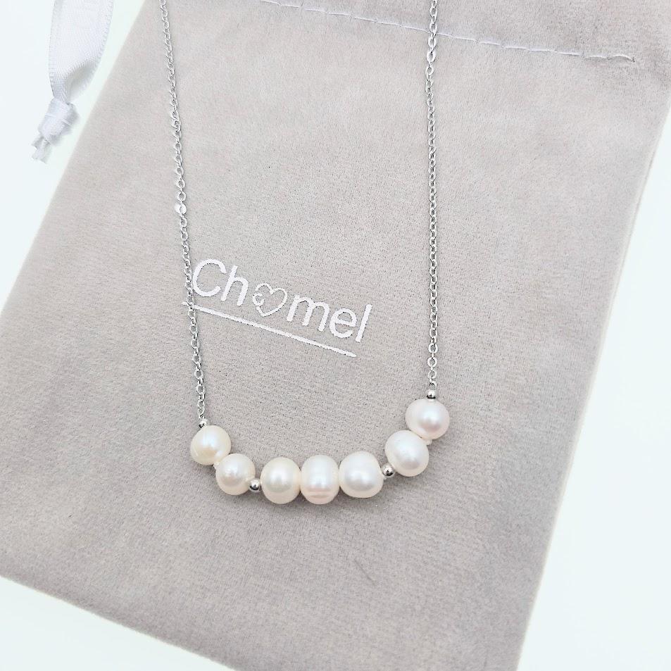 Freshwater Pearl Necklace On Chain