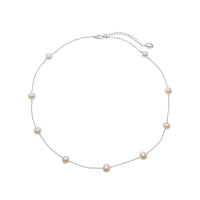Freshwater Pearl On Chain Necklace - CHOMEL
