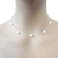 Freshwater Pearl On Chain Necklace
