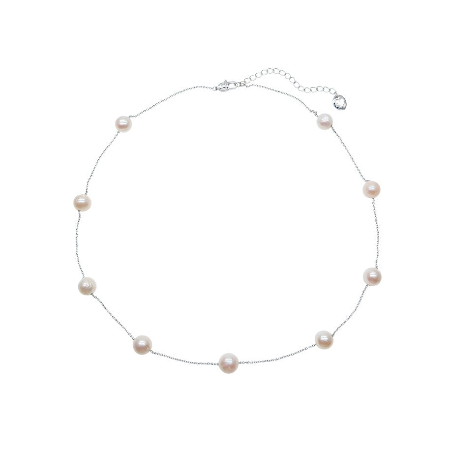 Freshwater Pearl On Chain Necklace - CHOMEL