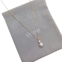 Freshwater Pearl On Chain Necklace