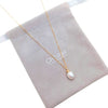 Freshwater Pearl On Chain Necklace