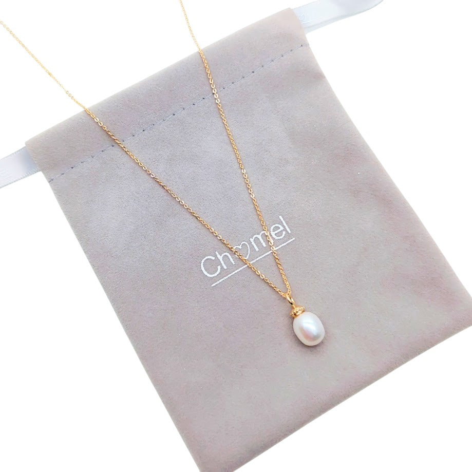Freshwater Pearl On Chain Necklace