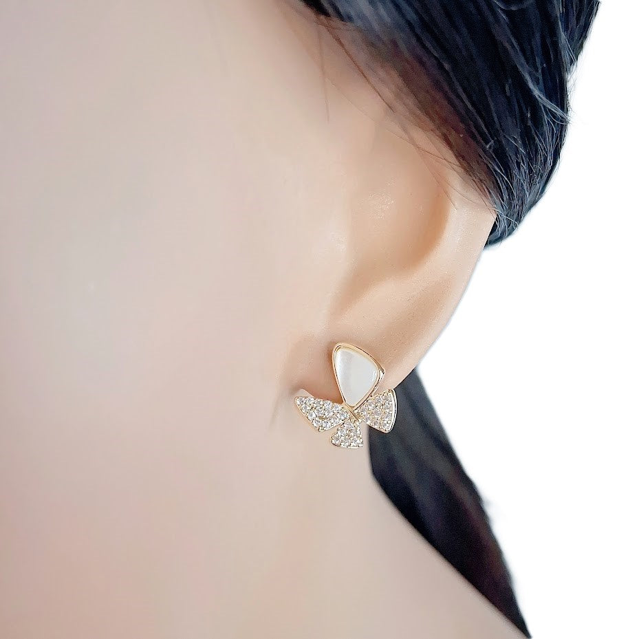 Butterfly Mother of Pearl Earrings