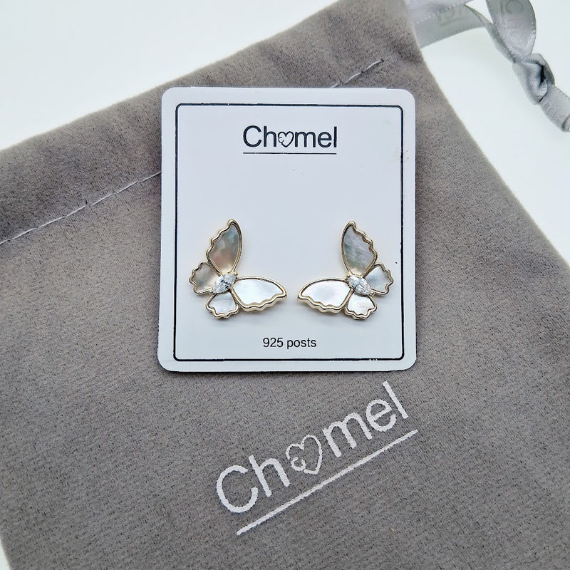 Butterfly Mother of Pearl Earrings