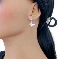 Butterfly Mother of Pearl Earrings - CHOMEL