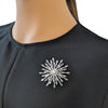 Starburst Cubic Zirconia Brooch