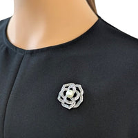Flower Freshwater Pearl Brooch