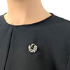 Swan Cubic Zirconia Brooch