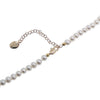 Freshwater Pearl Choker with Cubic Zirconia Heart Pendant - CHOMEL