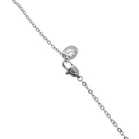 Freshwater Pearl Rhodium Chain Necklace - CHOMEL