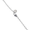 Freshwater Pearl Rhodium Chain Necklace - CHOMEL