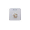 Flower Simulated Pearl Brooch