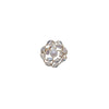 Flower Simulated Pearl Brooch