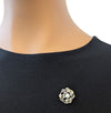 Flower Simulated Pearl Brooch