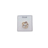 Flower Simulated Pearl and Enamel Brooch
