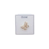 Butterfly Simulated Pearl Brooch