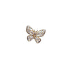 Butterfly Simulated Pearl Brooch