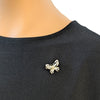 Butterfly Simulated Pearl Brooch