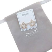 Star Simulated Pearl Earrings - CHOMEL