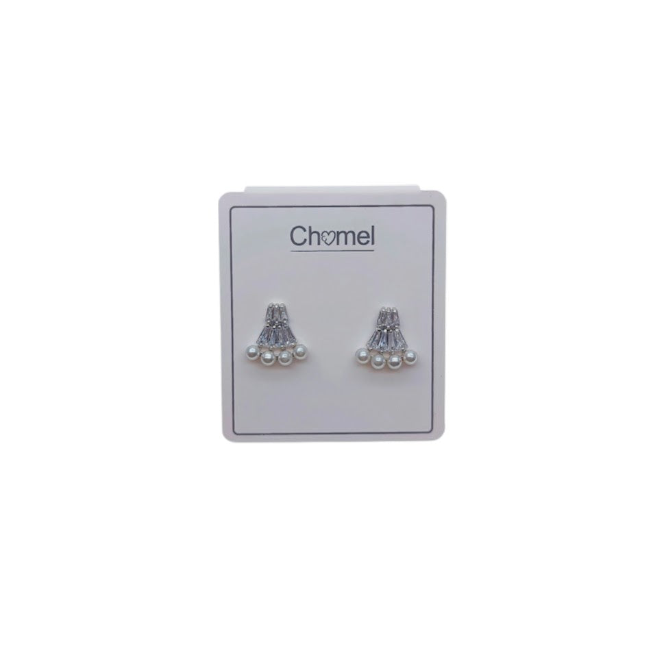 Simulated Pearl Earrings - CHOMEL