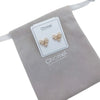 Ribbon Simulated Pearl Stud Earrings - CHOMEL