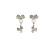 Clover Simulated Pearl Earrings - CHOMEL