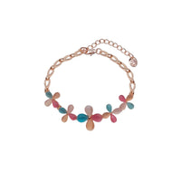 花模拟月长石手链