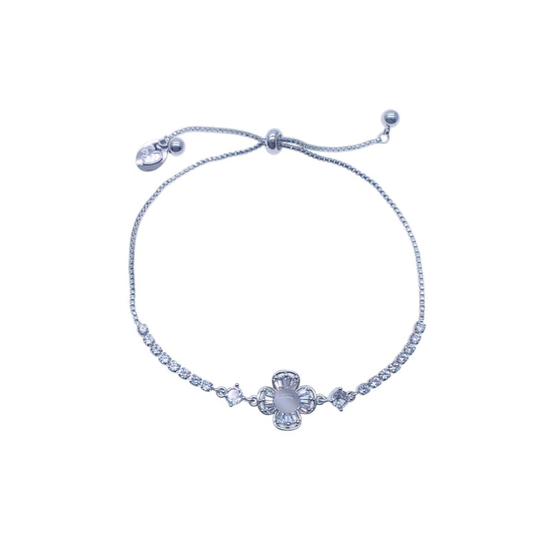 Flower Simulated Moonstone Bracelet - CHOMEL