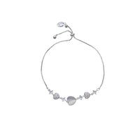 Heart Simulated Moonstone Bracelet - CHOMEL