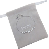 Heart Simulated Moonstone Bracelet - CHOMEL