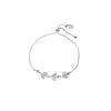 Leaf Simulated Moonstone Bracelet - CHOMEL