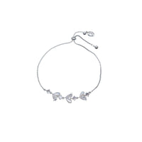Leaf Simulated Moonstone Bracelet - CHOMEL