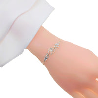 Crescent Simulated Moonstone Bracelet - CHOMEL