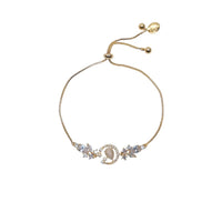 Crescent Simulated Moonstone Bracelet - CHOMEL