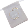 Crescent Simulated Moonstone Bracelet - CHOMEL