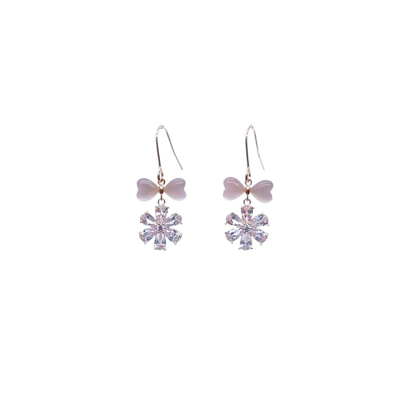 Simulated Moonstone Earrings - CHOMEL