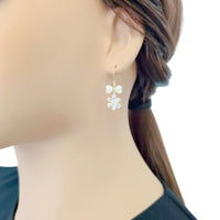 Simulated Moonstone Earrings - CHOMEL