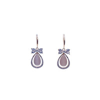 Simulated Moonstone Earrings - CHOMEL