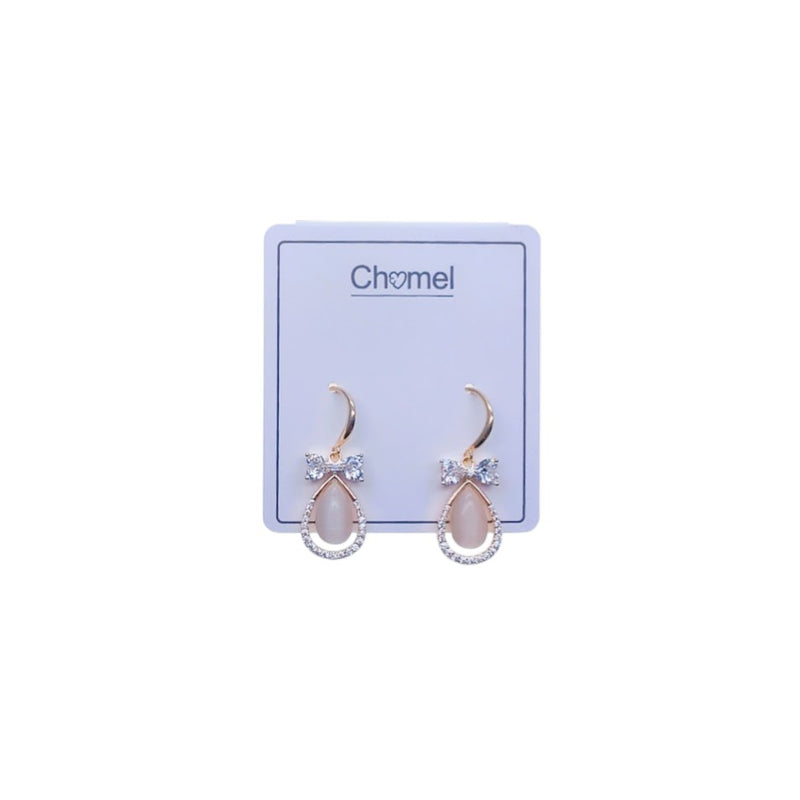Simulated Moonstone Earrings - CHOMEL