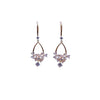 Clover Simulated Moonstone Earrings - CHOMEL