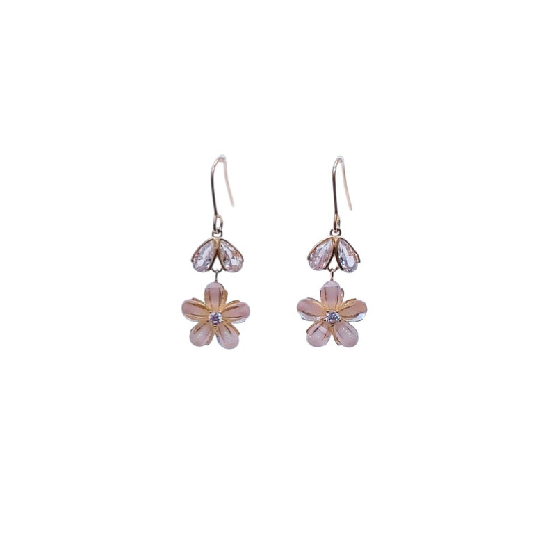 Simulated Moonstone Earrings - CHOMEL