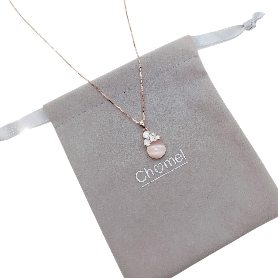 Teardrop Simulated Moonstone Necklace