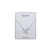 Butterfly Cubic Zirconia Necklace - CHOMEL