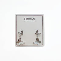 Butterfly Mother of Pearl Earrings - CHOMEL