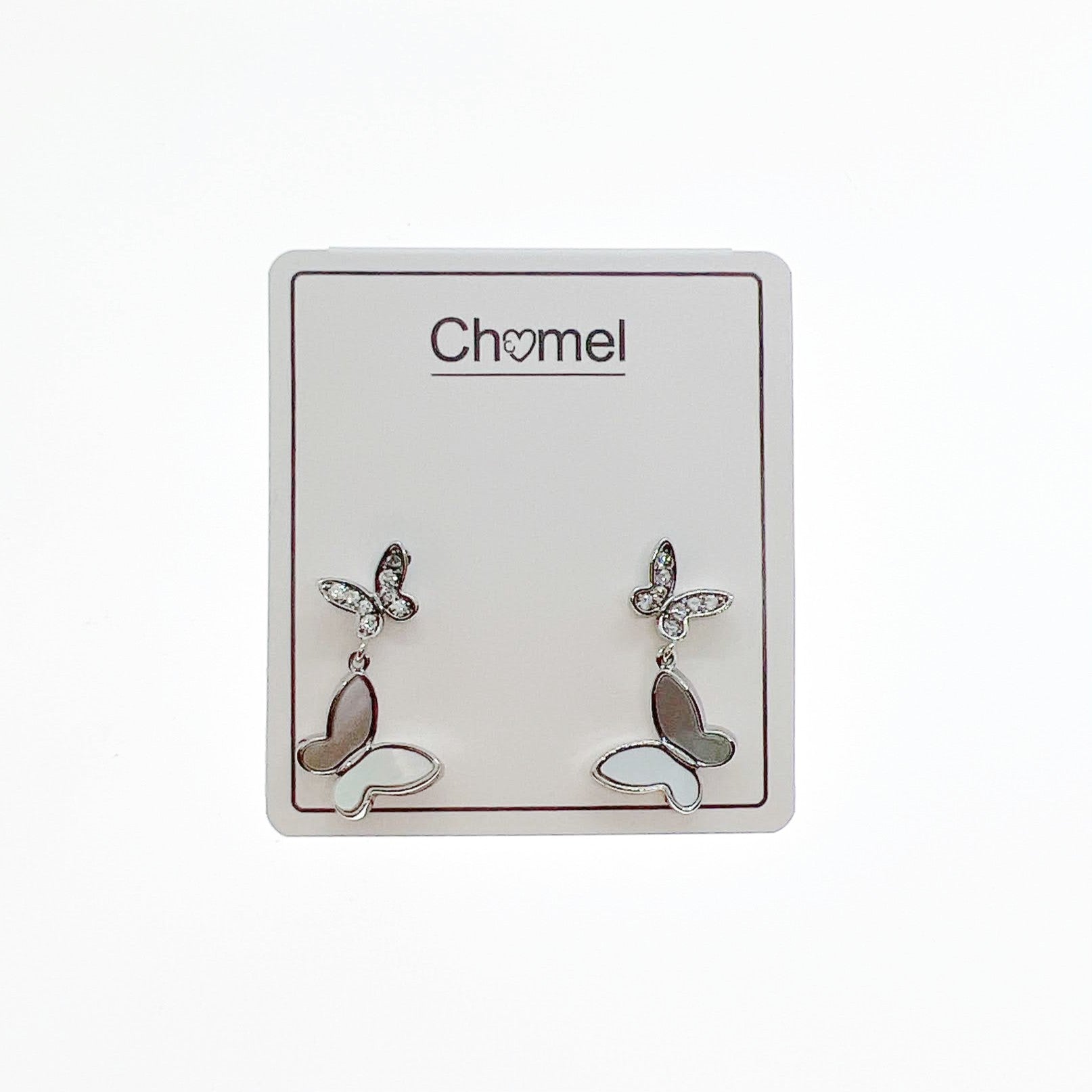 Butterfly Mother of Pearl Earrings - CHOMEL