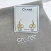 Leaf Clover Simulated Moonstone Earrings - CHOMEL