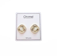 Simulated Moonstone Earrings - CHOMEL