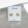 Clover Hearts Simulated Moonstone Earrings - CHOMEL